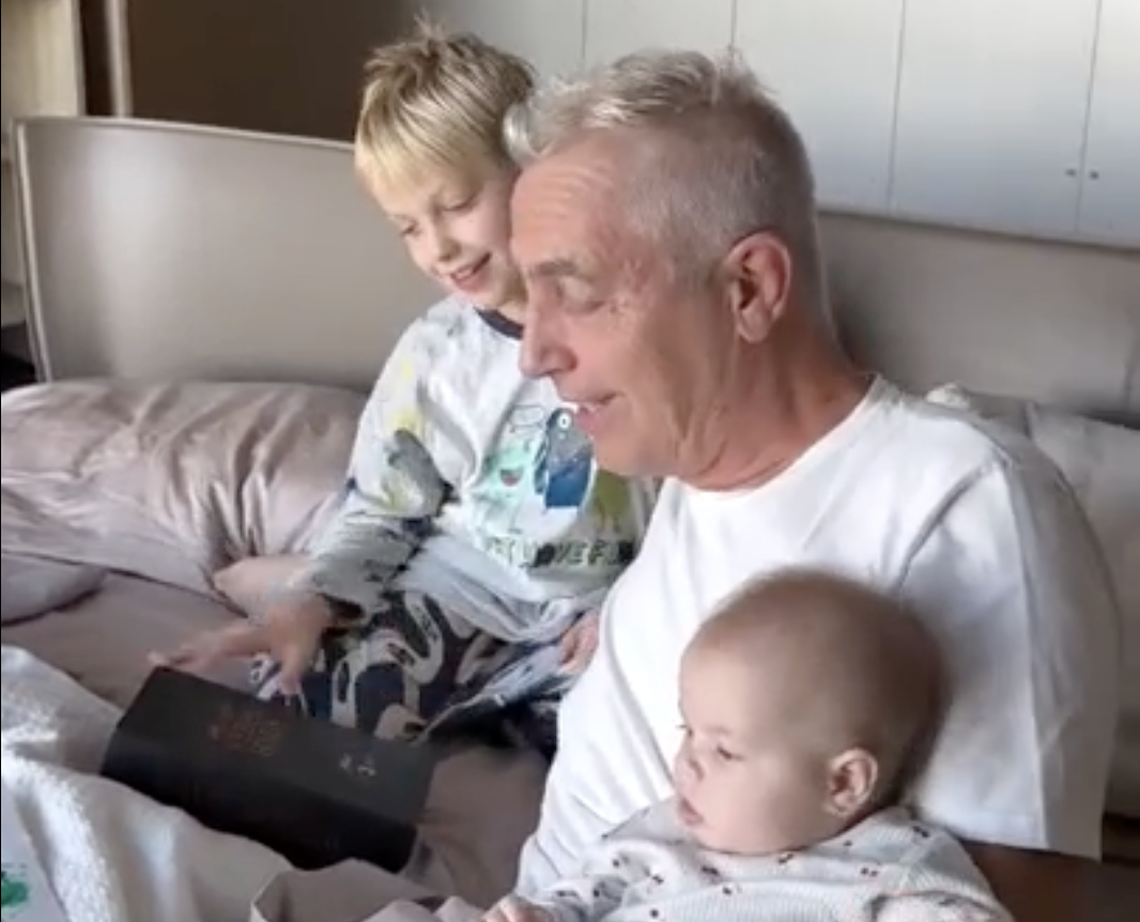 El primer Día del Padre de Marley con Milenka