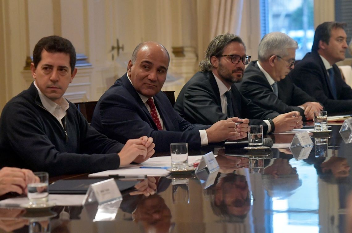 Manzur encabezó la Reunión de Gabinete en Casa Rosada.