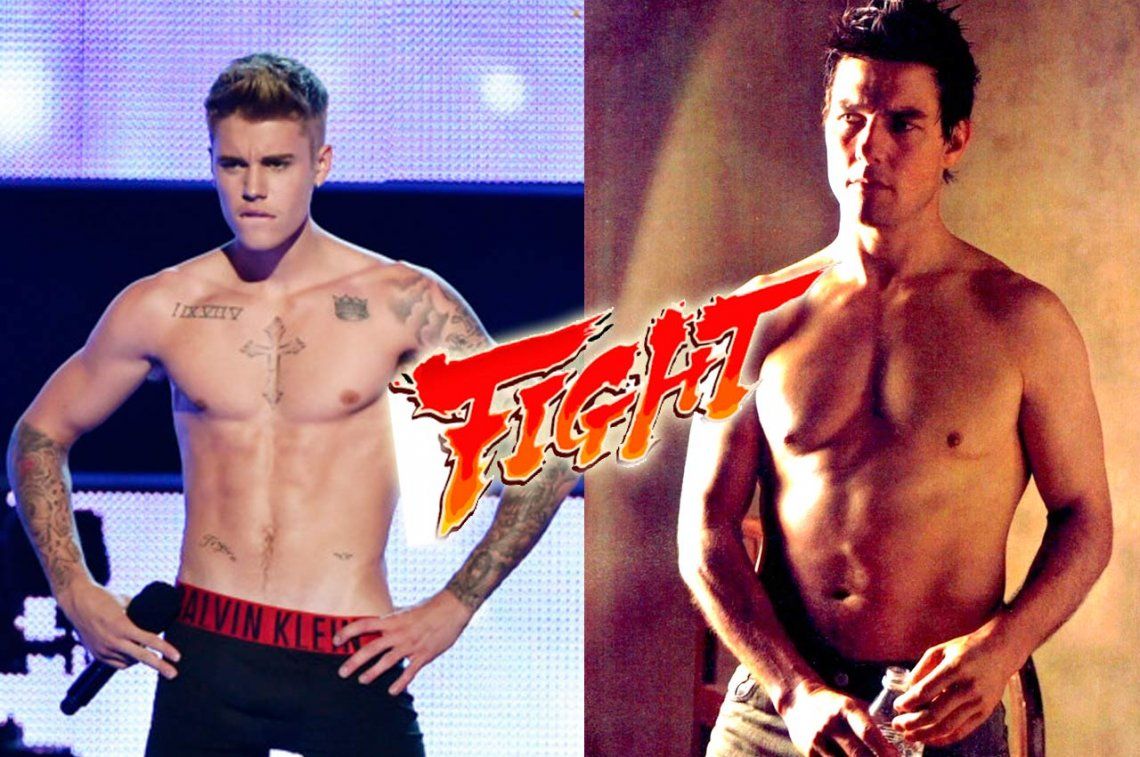 Justin Bieber desafió a Tom Cruise a una pelea de artes marciales mixtas