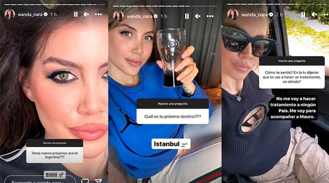 Wanda Nara se expresó en Instagram. 