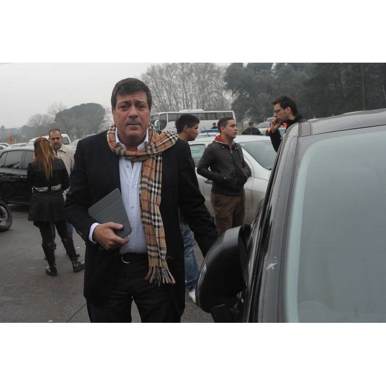 Mariotto también se hizo presente en el predio de Ezeiza