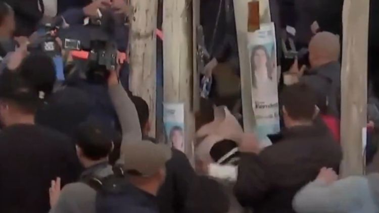 Acto de Milei en Moreno: hubo incidentes entre los manifestantes