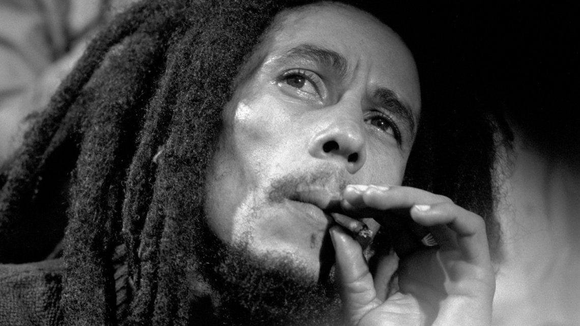 Bob Marley, nacido en Jamaica en 1945. 