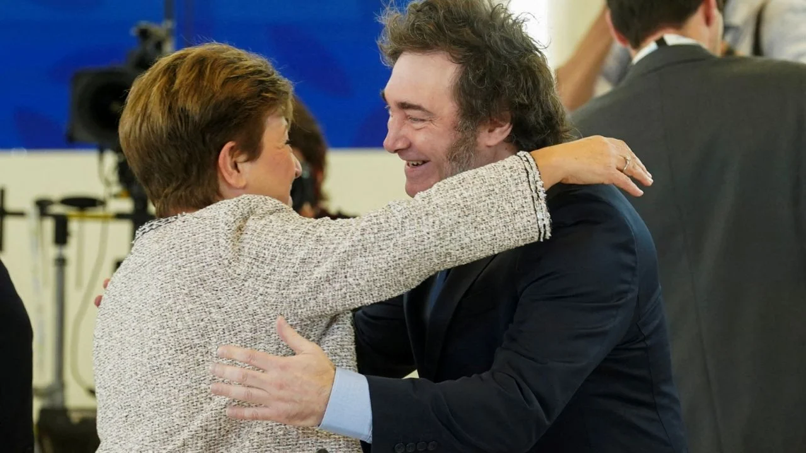 Kristalina Georgieva valoró el plan económico de Javier Milei. Kristalina Georgieva valoró el plan económico de Javier Milei.