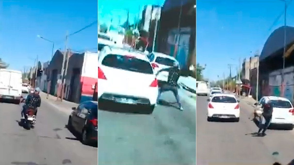 Video | Motochorros roban $40.000 a un automovilista en Gerli