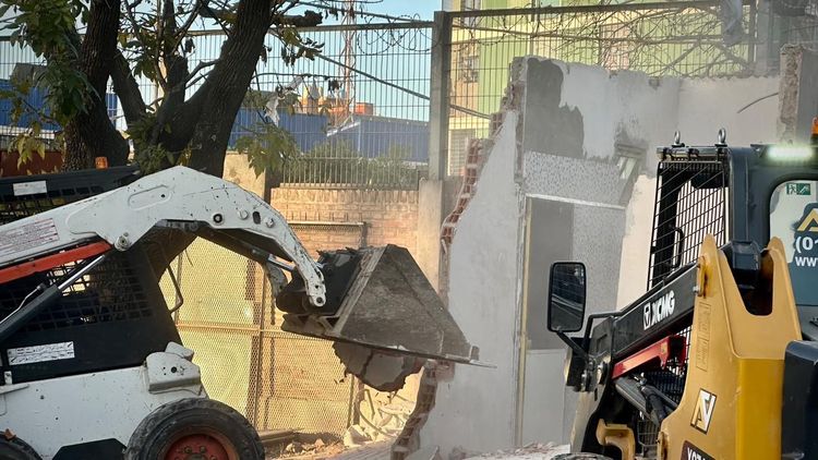 Villa 31: la Ciudad demolió una construcción que levantaban de noche pese a que está prohibido​