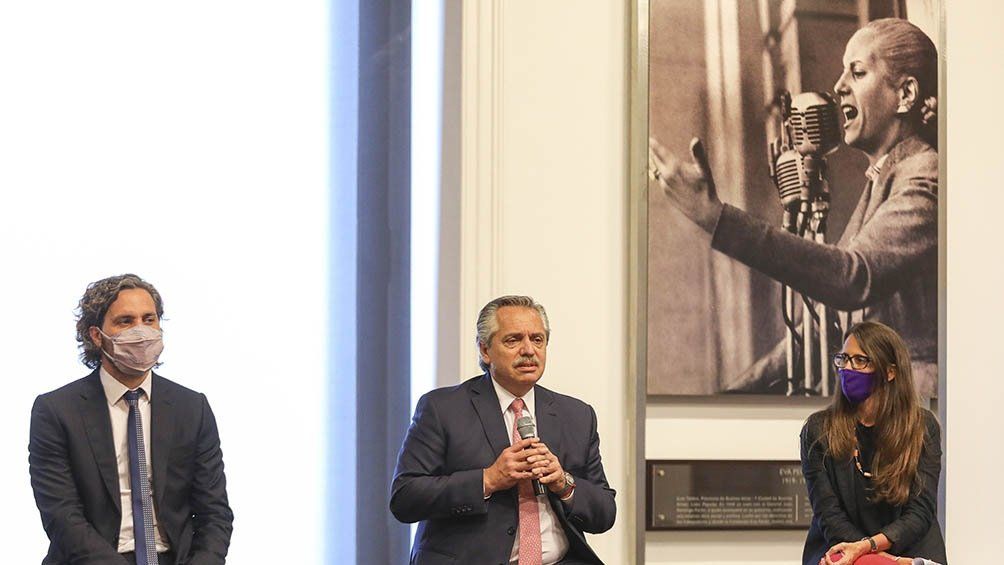 Alberto Fernández homenajeó a  César Cigliutti, ex presidente de la CHA