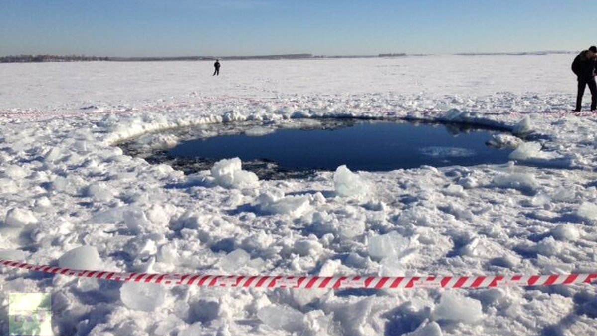 метеорит упал в озеро чебаркуль