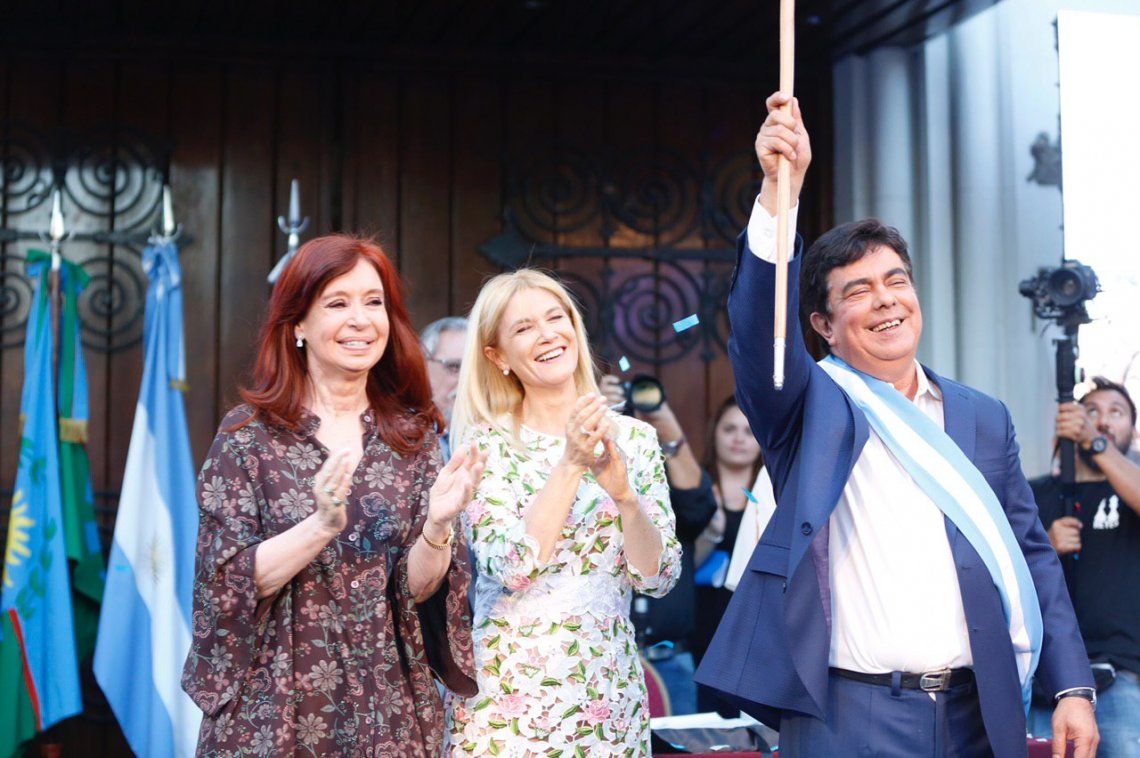La Matanza: Cristina Kirchner asistió a la jura de Fernando Espinoza como intendente
