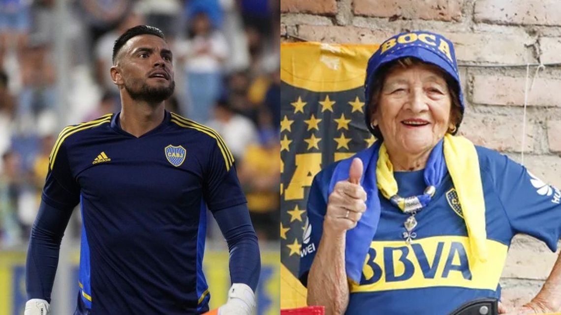 María Valenzuela es una mujer de 95 años que vive en Cipolletti y es fanática de Boca Juniors.