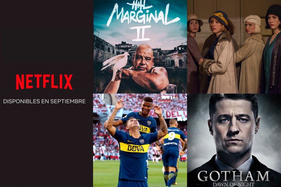 El Marginal 2, superhéroes varios y todos los estrenos de septiembre de Netflix