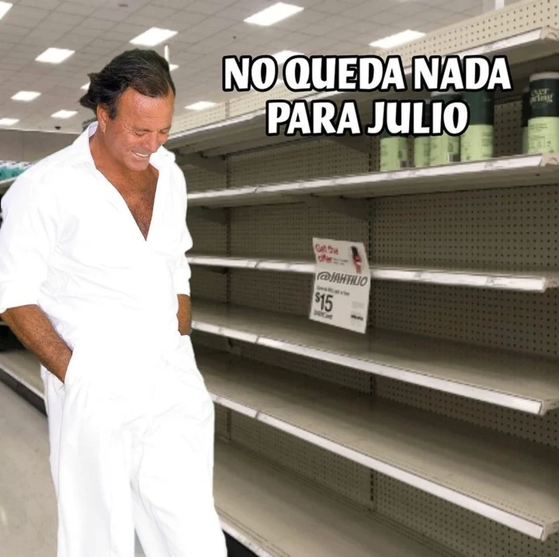 Un clásico: las redes se inundaron con los memes de Julio Iglesias