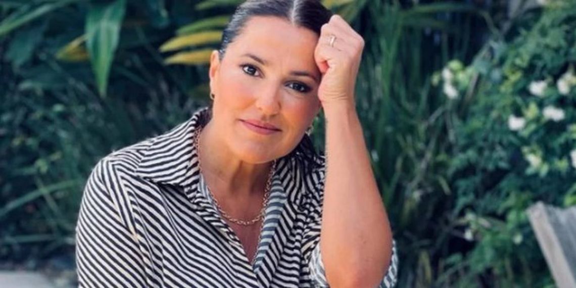 Maju Lozano, en un triste momento.