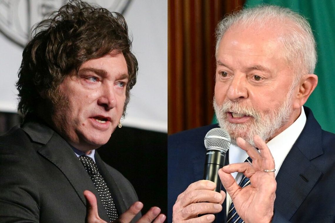 La relación entre Milei y Lula es cada vez más tensa.