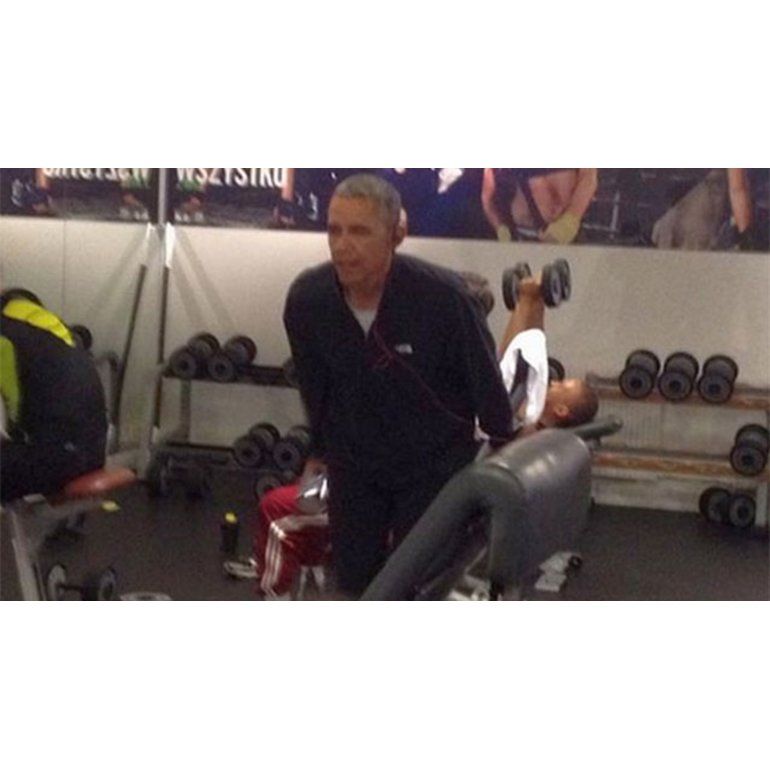 Ni Rocky ni Rambo: así entrena Obama