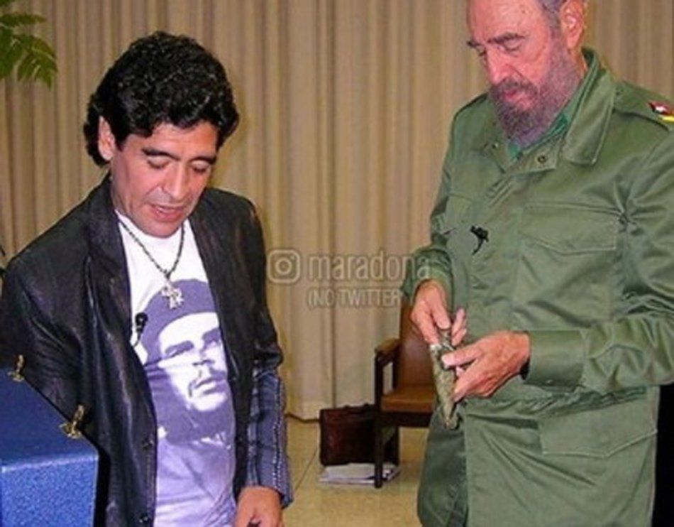 Diego Maradona recordó el cumpleaños de Fidel Castro
