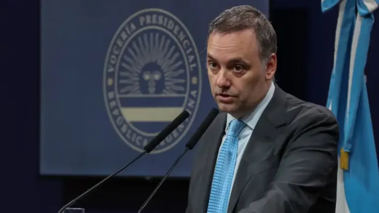 El jefe de Gabinete, Manuel Adorni.