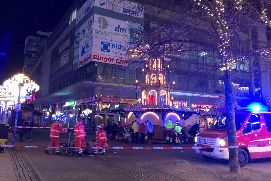 Alemania: al menos 2 muertos y 68 heridos por un auto que embistió mercado navideño