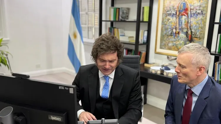 El presidente Javier Milei mantuvo una conversación telefónica con el primer ministro de Canadá, Mark Carney.