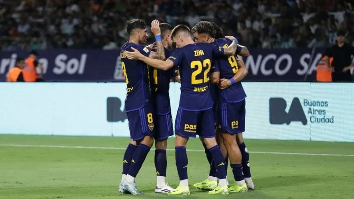 Boca se impuso 3 a 0 a Central Córdoba en Santiago del Estero.