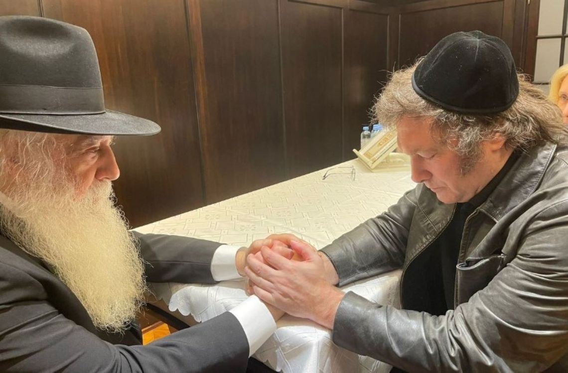 Javier Milei viaja a Miami para recibir una distinción de una secta judía ortodoxa.