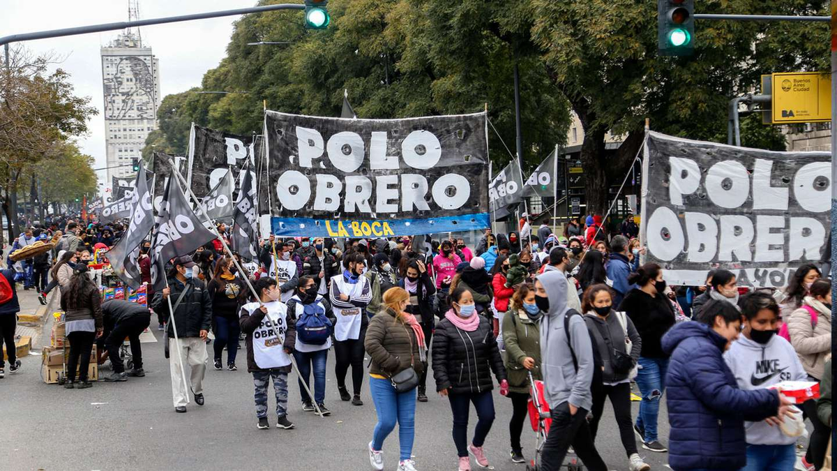 El Polo Obrero Se Moviliza Al Centro A Reclamar Aguinaldo Y Alimentos