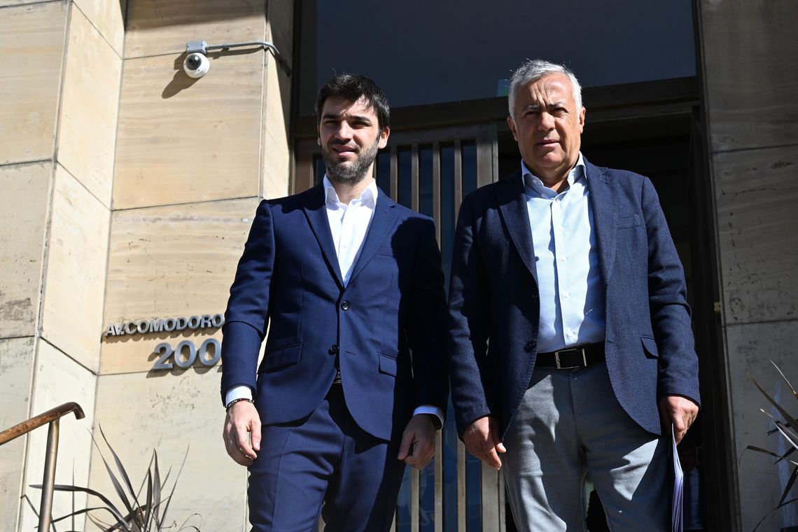 Los gobernadores Nacho Torres y Alfredo Cornejo