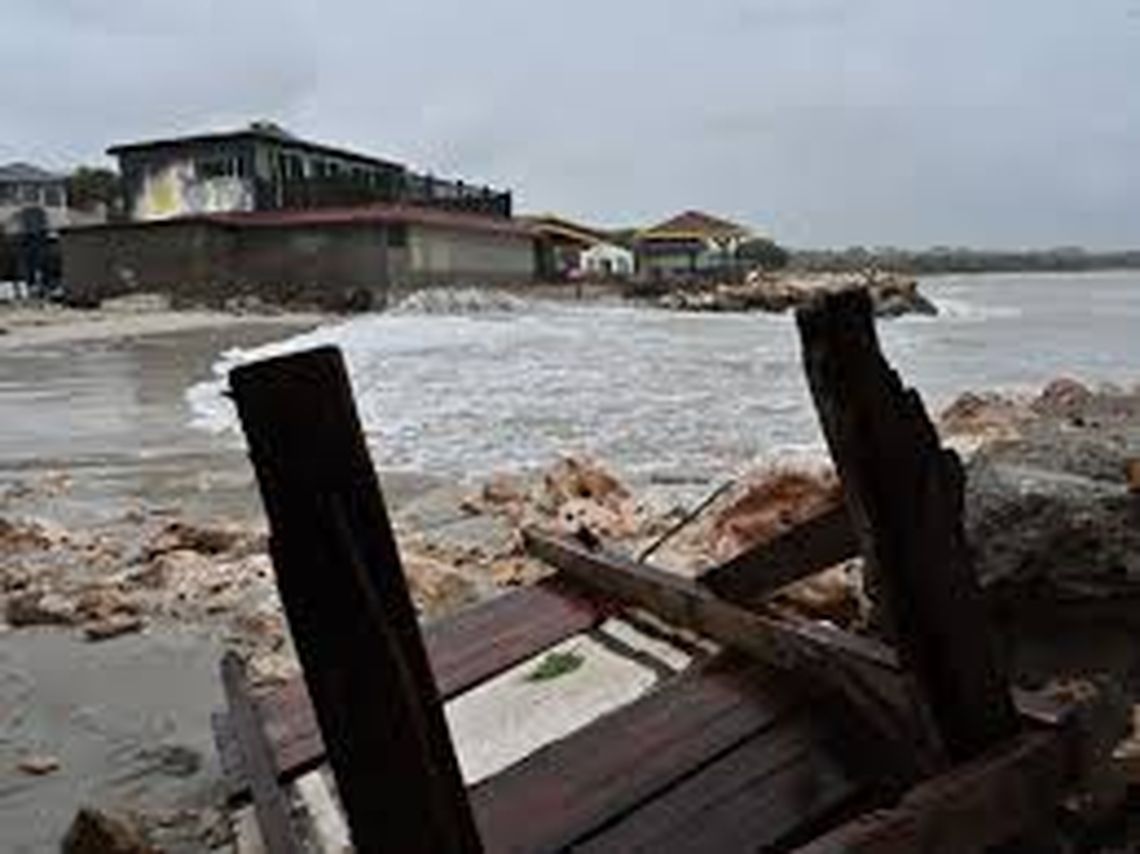 Los destrozos que dejó el hurcán Melissa.