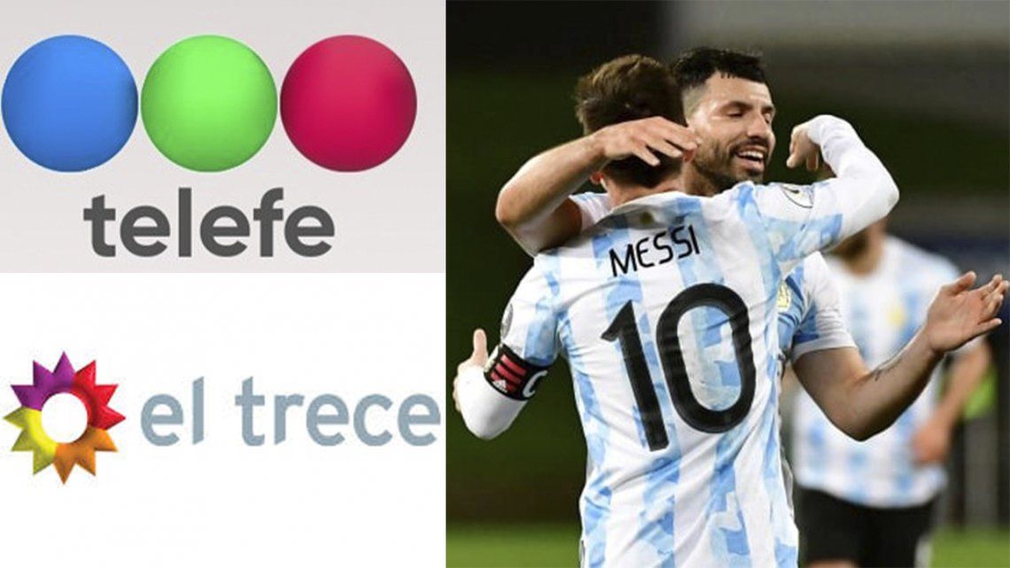 Telefe y El Trece cambian grilla por el partido de Argentina.