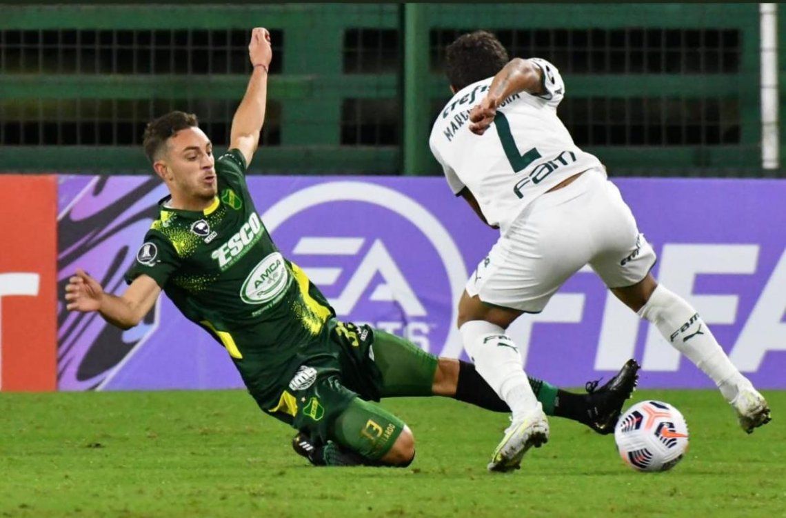 Defensa y Justicia cayó de local 2-1 ante Palmeiras. 