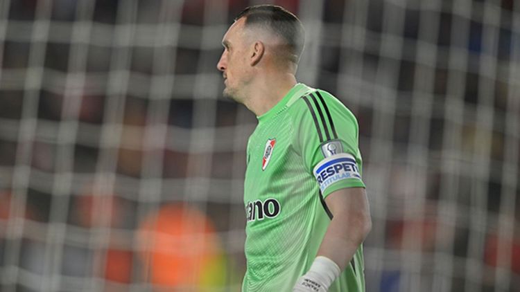 Franco Armani volvió a atajar en el arco de River. (Foto: Prensa River)