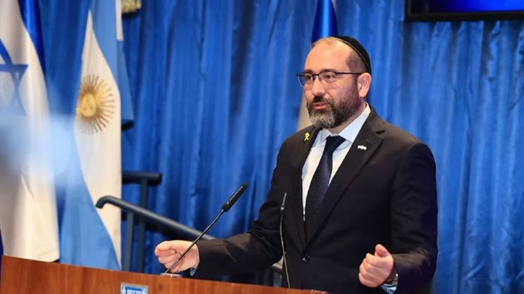 Embajador argentino en Israel, Axel Wahnish.