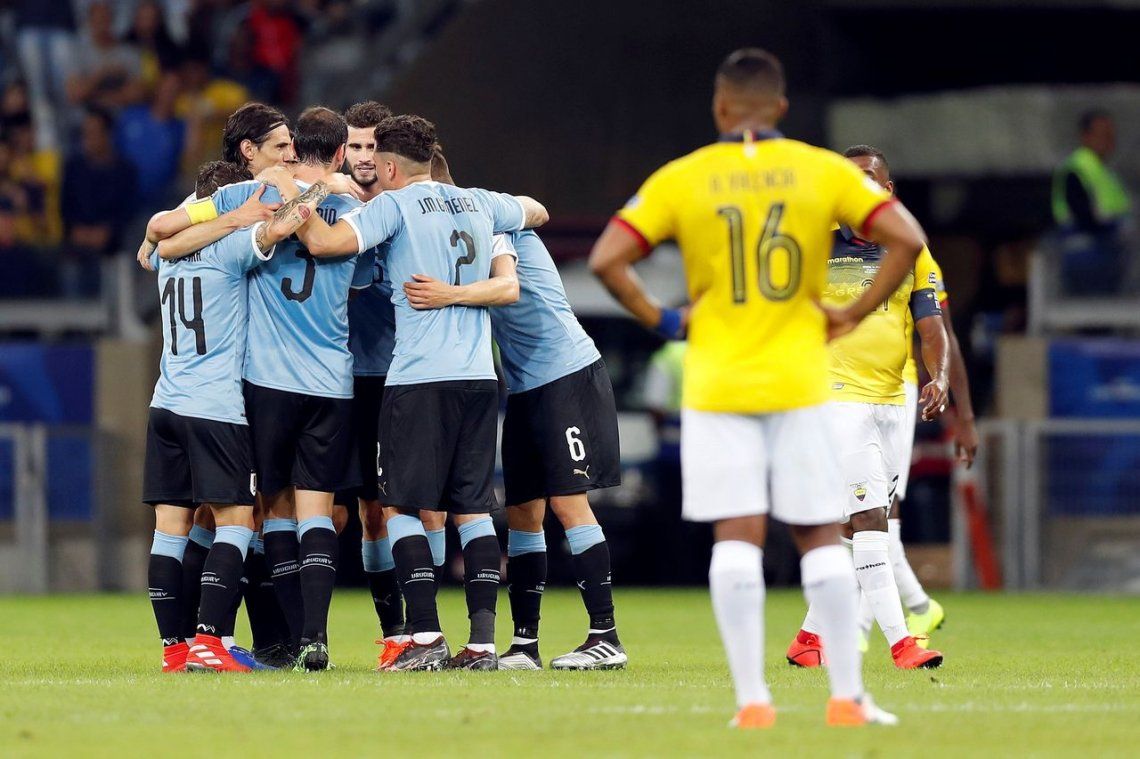 Copa América | Uruguay y un debut arrollador: 4 a 0 a Ecuador