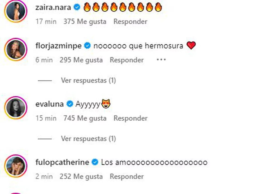 El posteo de la pareja se llenó de cálidos mensajes de felicitación