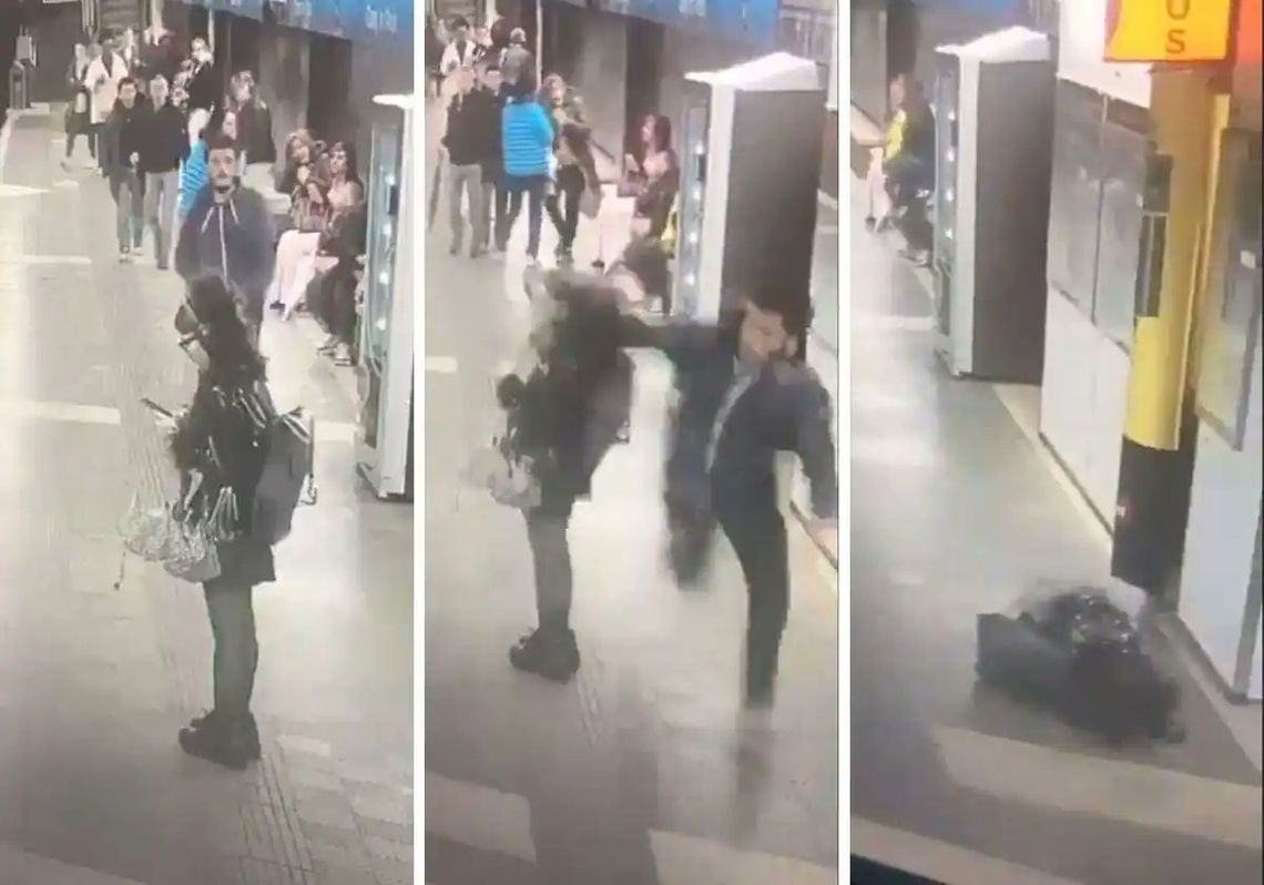 Buscan a un hombre que golpeó a seis mujeres en el metro de Barcelona.