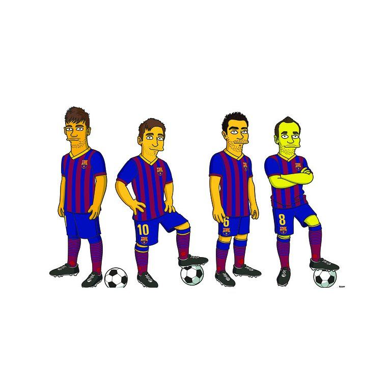 Messi y Neymar tendrán su versión en Los Simpsons