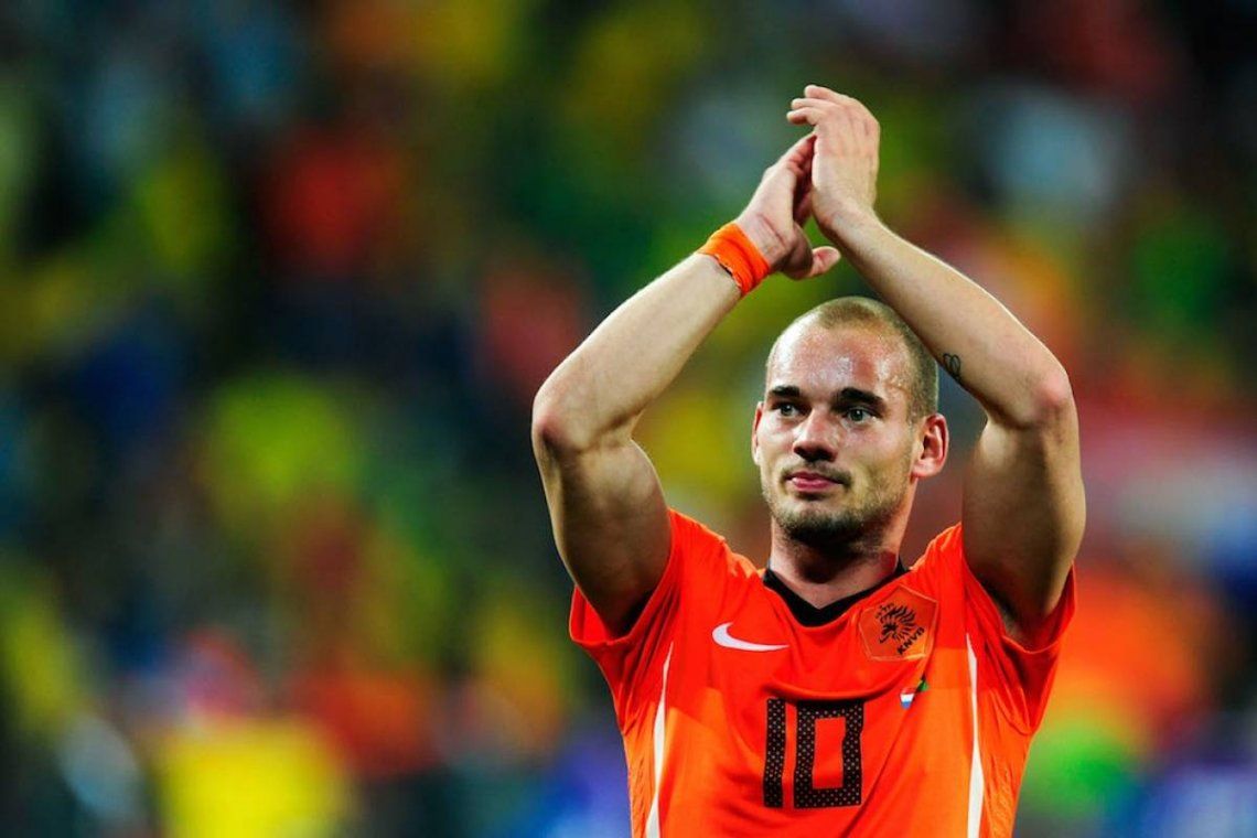 ¡Igual lo bancamos! Así luce Wesley Sneijder a dos semanas de su retiro del fútbol profesional