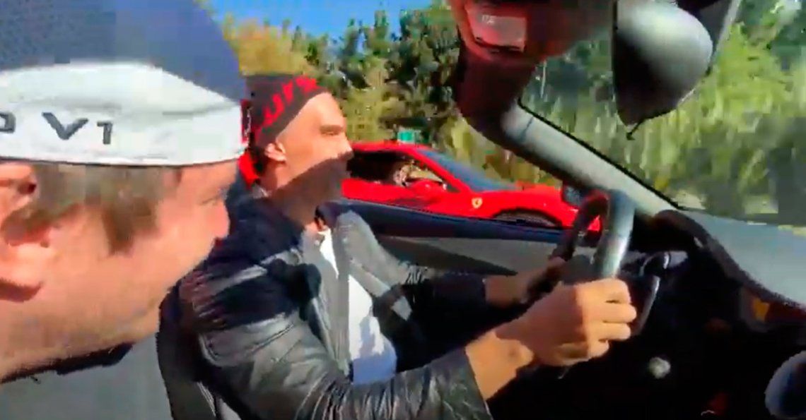 Se filmaron corriendo picadas en dos Ferrari en Nordelta: De algo hay que morir