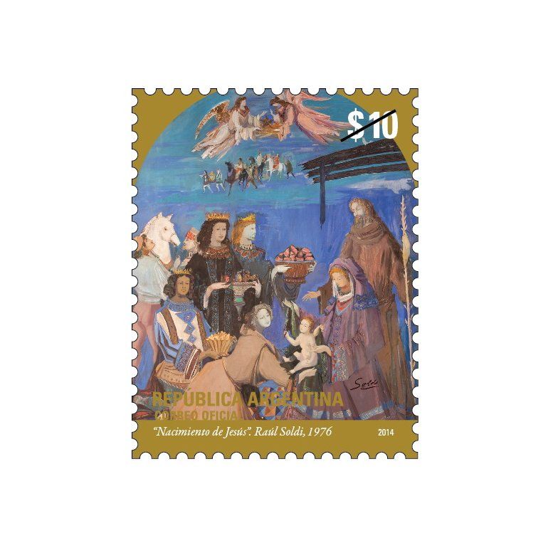 En Glew presentaron la Postal Navidad 2014 entre el Correo Argentino y su par del Vaticano