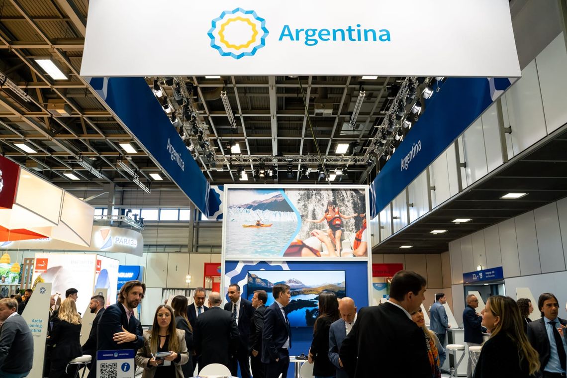 Stand de Argentina en la feria de Turismo ITB Berlín 2024