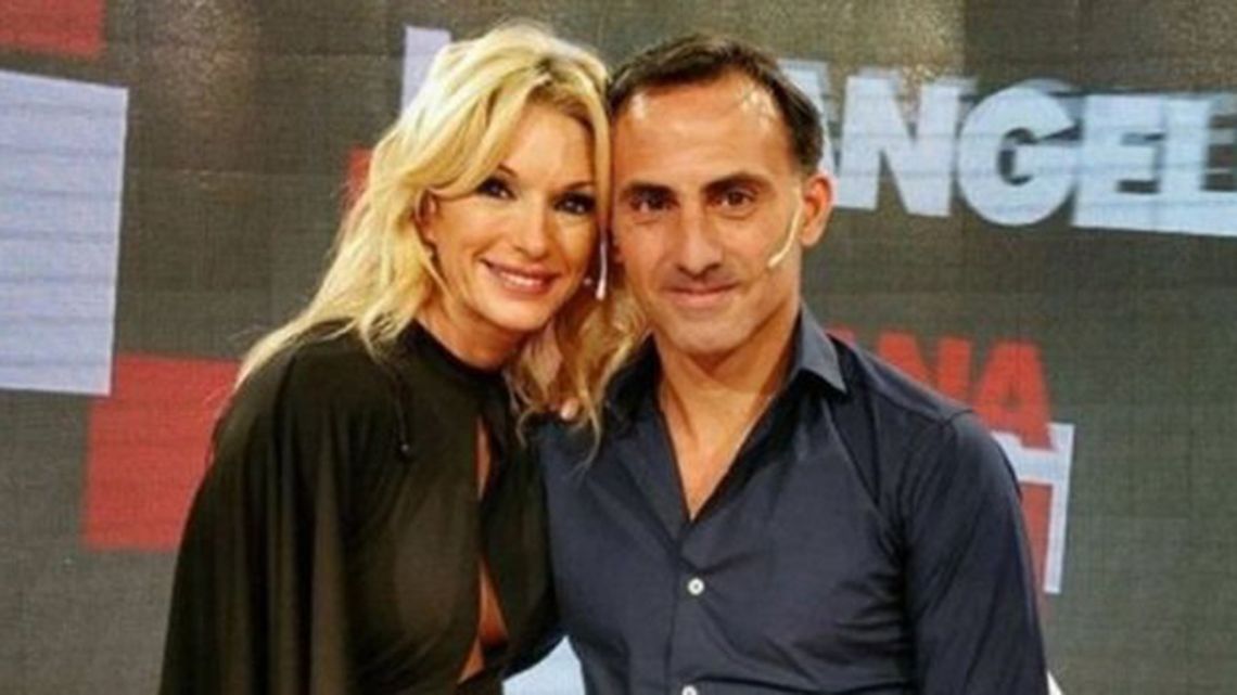 Diego Latorre junto a su esposa Yanina. 