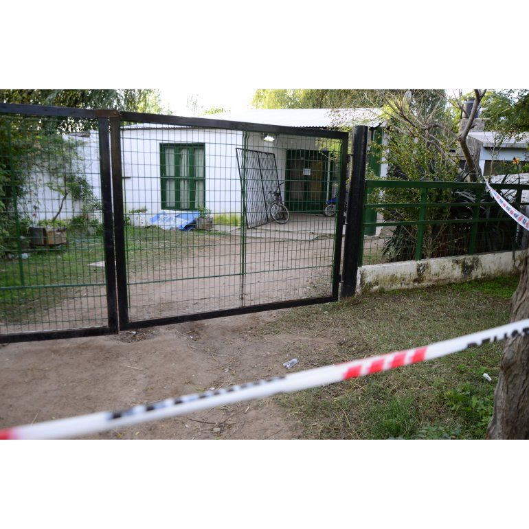 La casa donde fue encontrada el cuerpo de Chiara