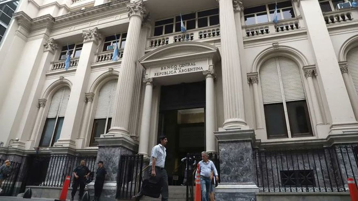 La sede del Banco Central de la República Argentina.