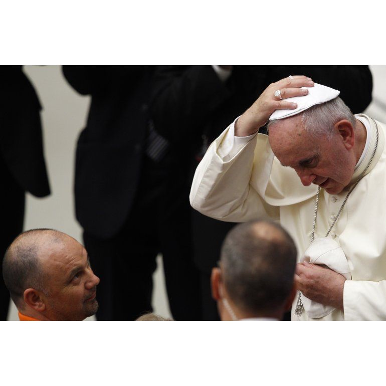 El Papa habló ante la multitud del accidente que sufrió su sobrino