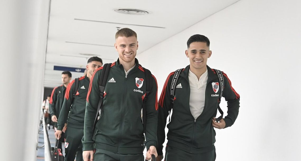 River Plate viajó a Perú tras el entrenamiento.