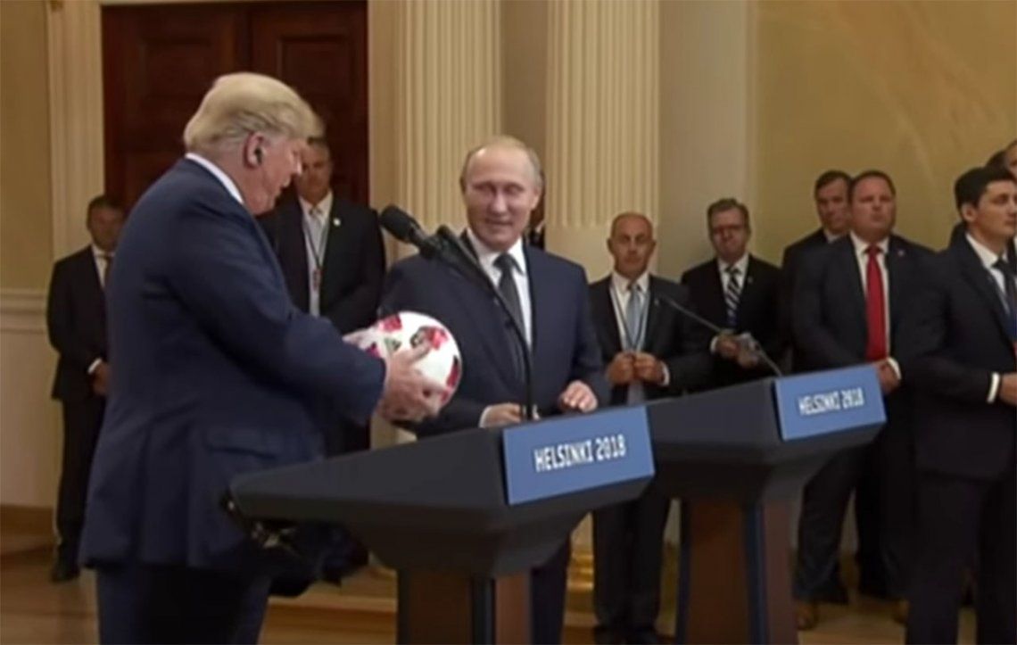 ¿Rusia puede espiar a EEUU con la pelota que Putin le regaló a Trump?