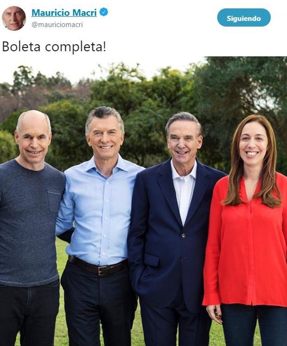 El Gobierno en campaña: impulsan votar con #BoletaCompleta