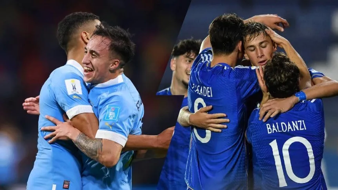 Uruguay e Italia siguen en carrera por el Mundial Sub-20.