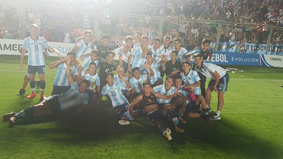 Argentina se quedó con el sudamericano sub 15 en San Juan