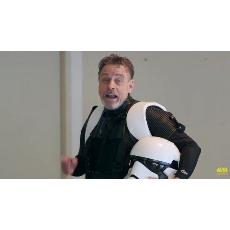 Mark Hamill se prepara para el estreno de Star Wars
